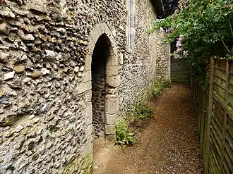 Exterior wall, St James