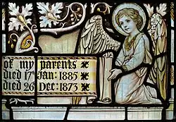 St Leonard's Church Inscribed window