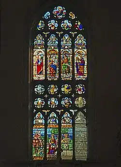 Renaissance window in the church of SS Giovanni and Paolo, Venice (16th century)