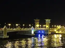 View of Stanley Bridge at night