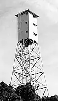 Steel fire control tower