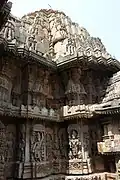 Close up of shikhara (superstructure)