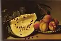 Still Life with Watermelon and Peaches