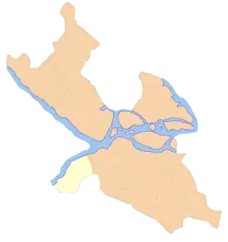 Location within Stockholm