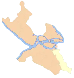 Location within Stockholm