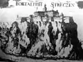 Strecno copperplate view from year 1680