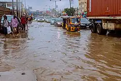 Inage of flood in Nigeria