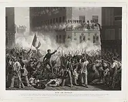 Rue de Rohan, after Hippolyte Lecomte, (1831), Rijksmuseum, Amsterdam.