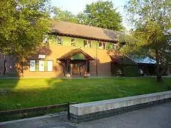 The Students' Union building (Ty Ceredig) containing the Old Bar
