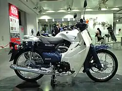 Example of a moped (49 cc) (Honda Super Cub C50)