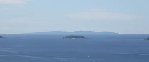 Hogland island on horizon (view from Kotka)