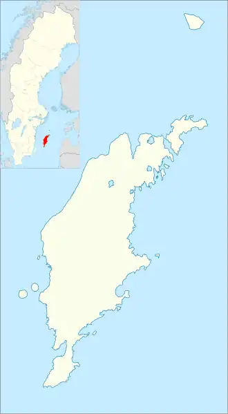 Grogarnsberget is located in Gotland