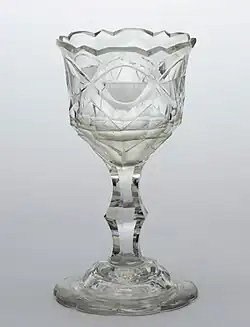 Dessert glass, England, 1760–80