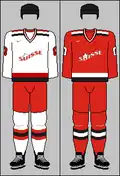 1998 Olympic and 1999–2000 IIHF jerseys