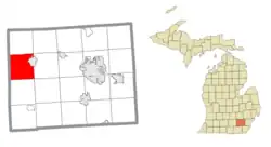 Location within Washtenaw County