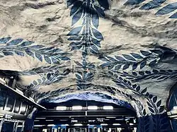 Ceiling of T-Centralen station (Blue line platforms)