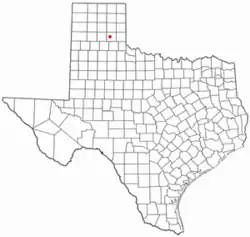 Location of Clarendon, Texas