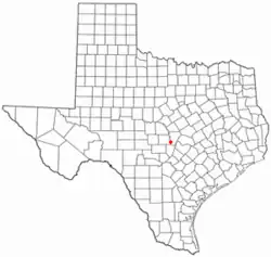 Location of Cottonwood Shores, Texas
