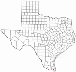 Location of Los Fresnos, Texas