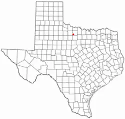 Location of Megargel, Texas