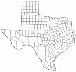 Location of MorgansPointResort, Texas