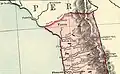 Map of the Province of Tacna, Chile, 1897