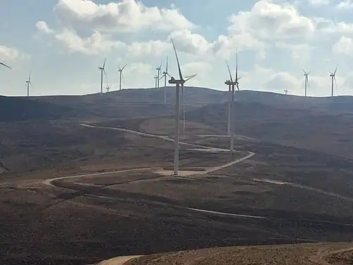 Image 16The Tafila Wind Farm in Jordan, is the first large scale wind farm in the region. (from Wind farm)