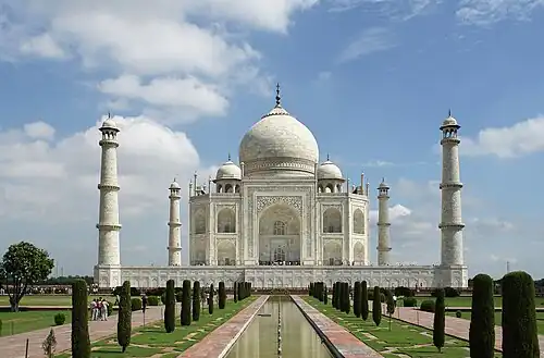 The Taj Mahal, an architectural work designed by Ustad Ahmad Lahori
