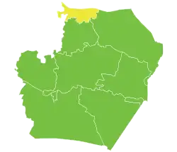 Tell Abyad Subdistrict in Syria