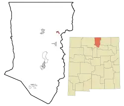 Location of Red River, New Mexico