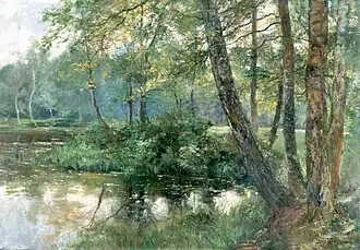 L’étang de Trivaux, undated