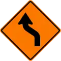 Diverted traffic to left