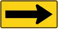 Curve marker to right