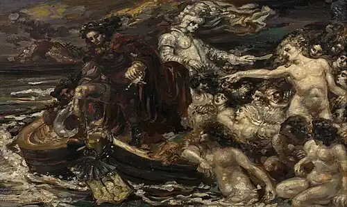 The Barque of Don Juan (date unknown), oil on canvas, 75 x 104&nbsp;cm., private collection