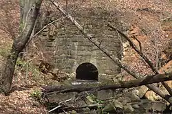 This is the railroad bridge of the Chesterfield Railroad over Pocoshock Creek in Chesterfield County, Virginia.