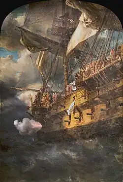 Funeral of a Naval Officer, under Louis XVI