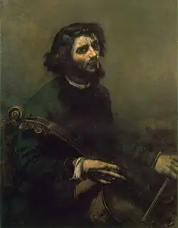 The Cellist, Self-portrait, 1847, Nationalmuseum, Stockholm