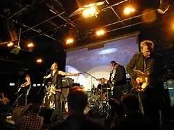 The Membranes on stage in Manchester 2013