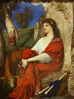The Muse Euterpe, 1872