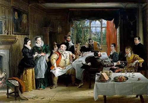 The Principle Characters of the Merry Wives of Windsor by Charles Robert Leslie