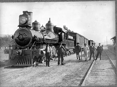 Toluca Flyer train at Lankershim Station  1900