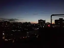 Malibagh skyline at night