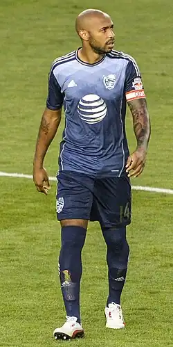 Thierry Henry with the New York Red Bulls in 2013