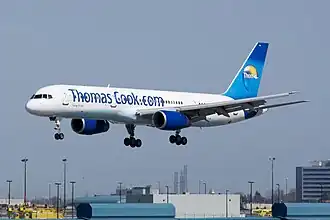 Boeing 757 In Thomas Cook Canada Livery