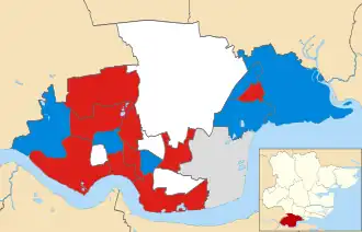 2011 results map