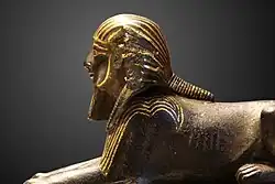 Detail of the profile with the nemes