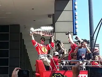 Over two million people attended the parade and rally celebrating the Chicago Blackhawks winning the 2013 Stanley Cup Finals.