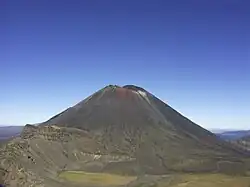 Mount Ngauruhoe served as Mount Doom in the films.