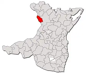 Location in Constanța County