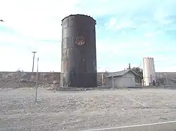 Santa Fe Water Tank on the historic Route 66 built in 1906